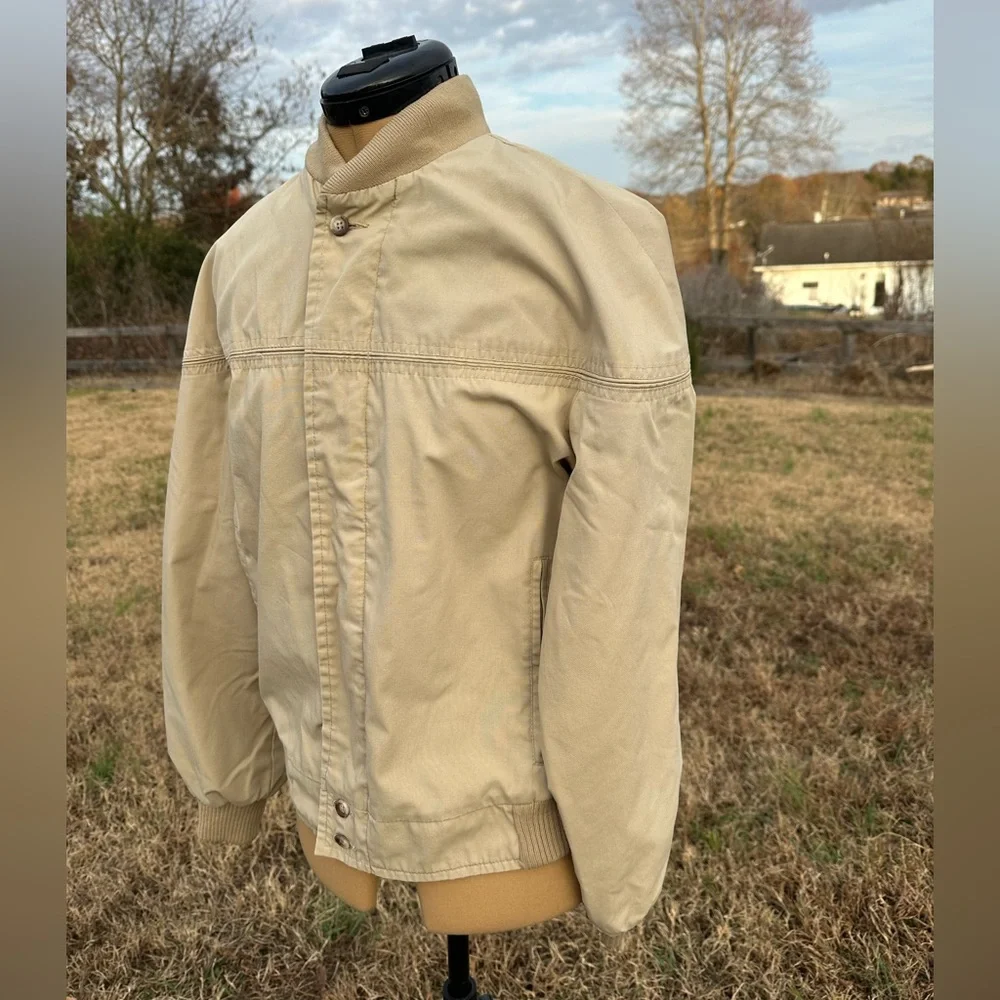 Vintage Polo by Ralph Lauren bomber jacket. Size XL. Tan. Polo pony. Vintage - Picture 2 of 7
